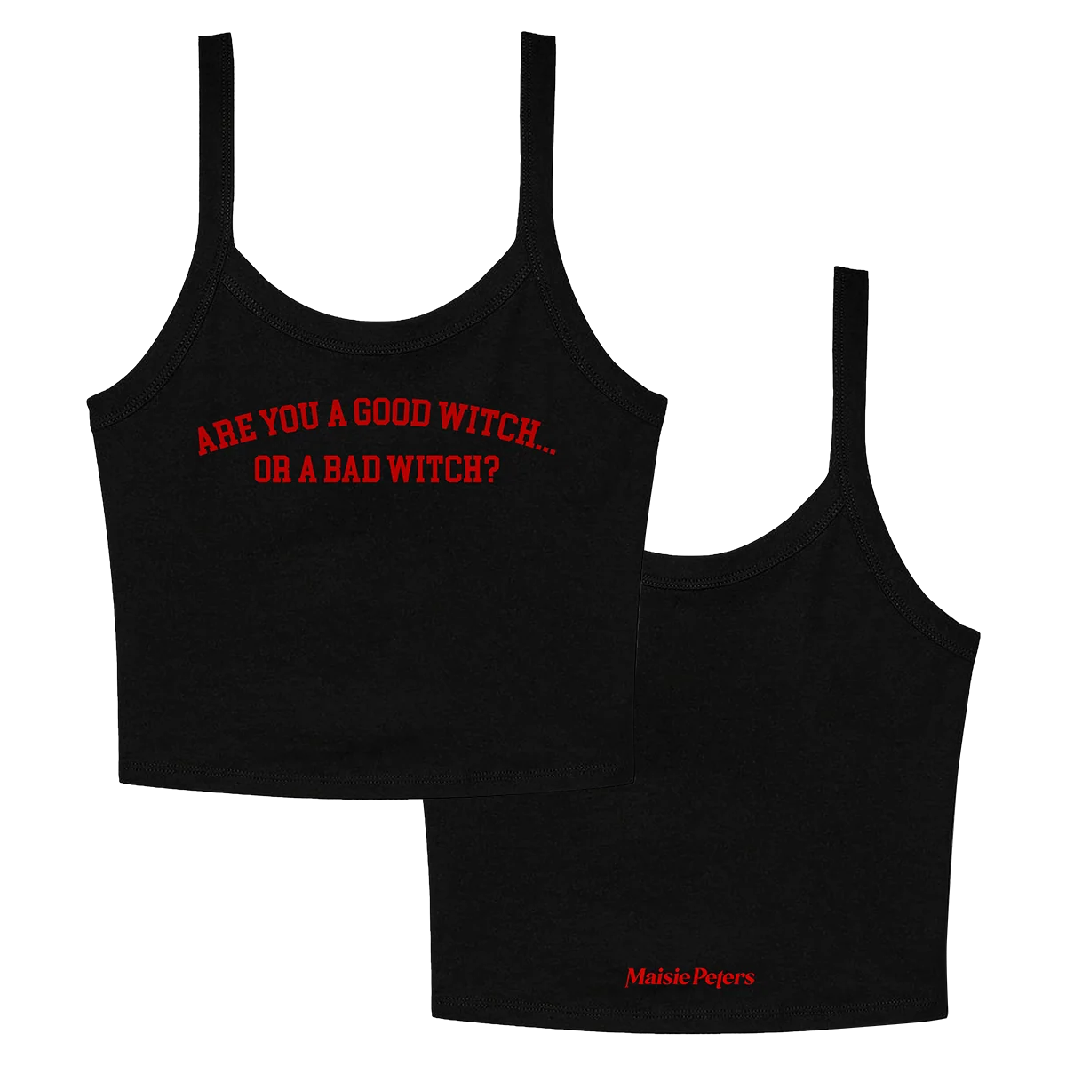 Maisie Peters Good Witch Bad Witch Micro Rib Tank Top