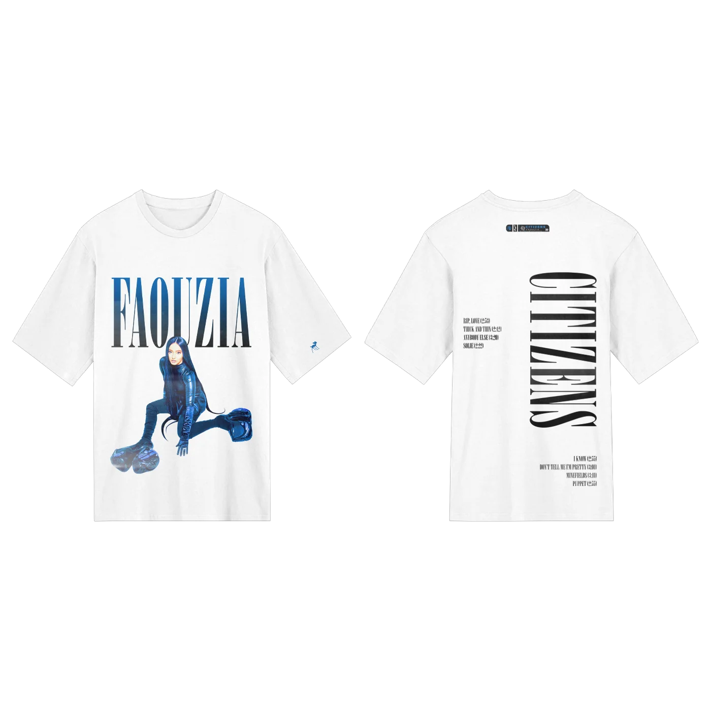 Faouzia Citizens Tour Tee in White