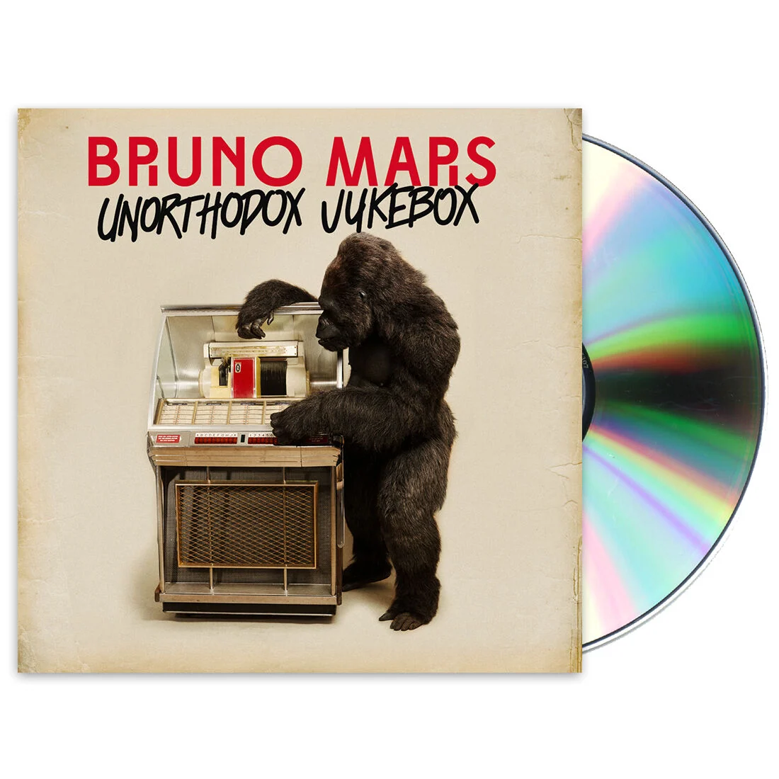 Bruno Mars Unorthodox Jukebox CD Album with Ten Tracks