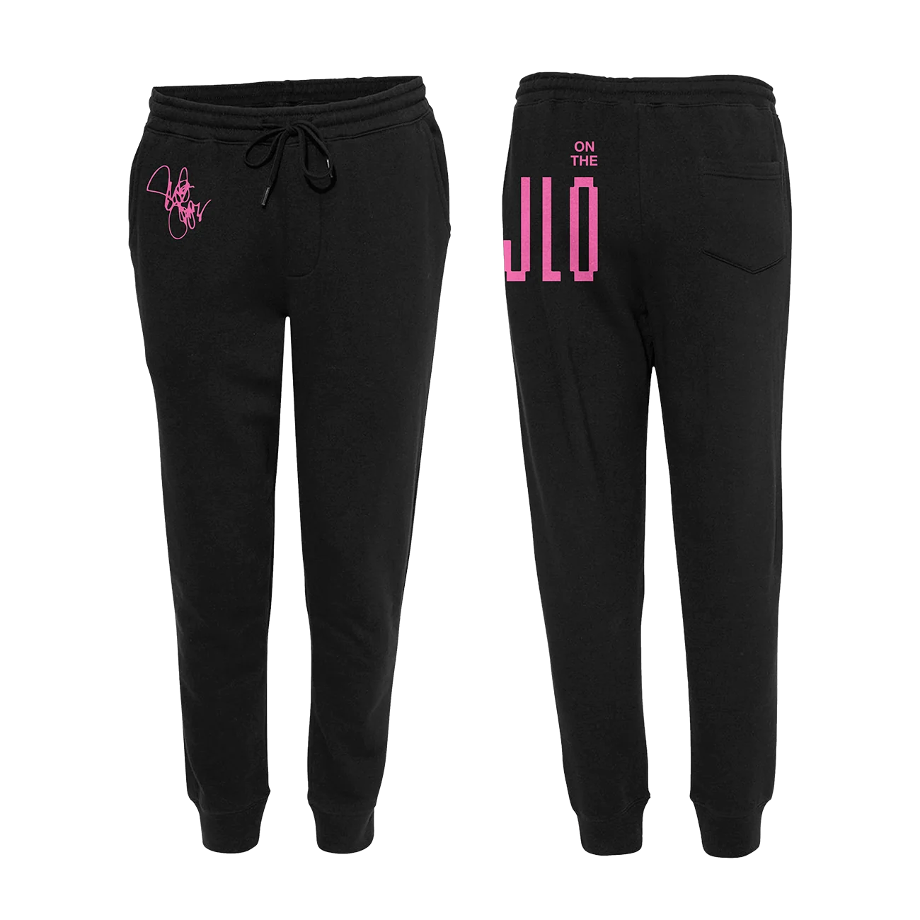 On The JLO Sweatpants Black Jennifer Lopez Merch