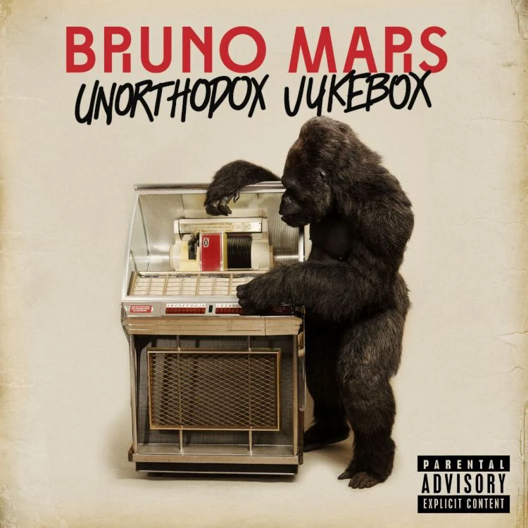 Bruno Mars Unorthodox Jukebox CD Album with Ten Tracks