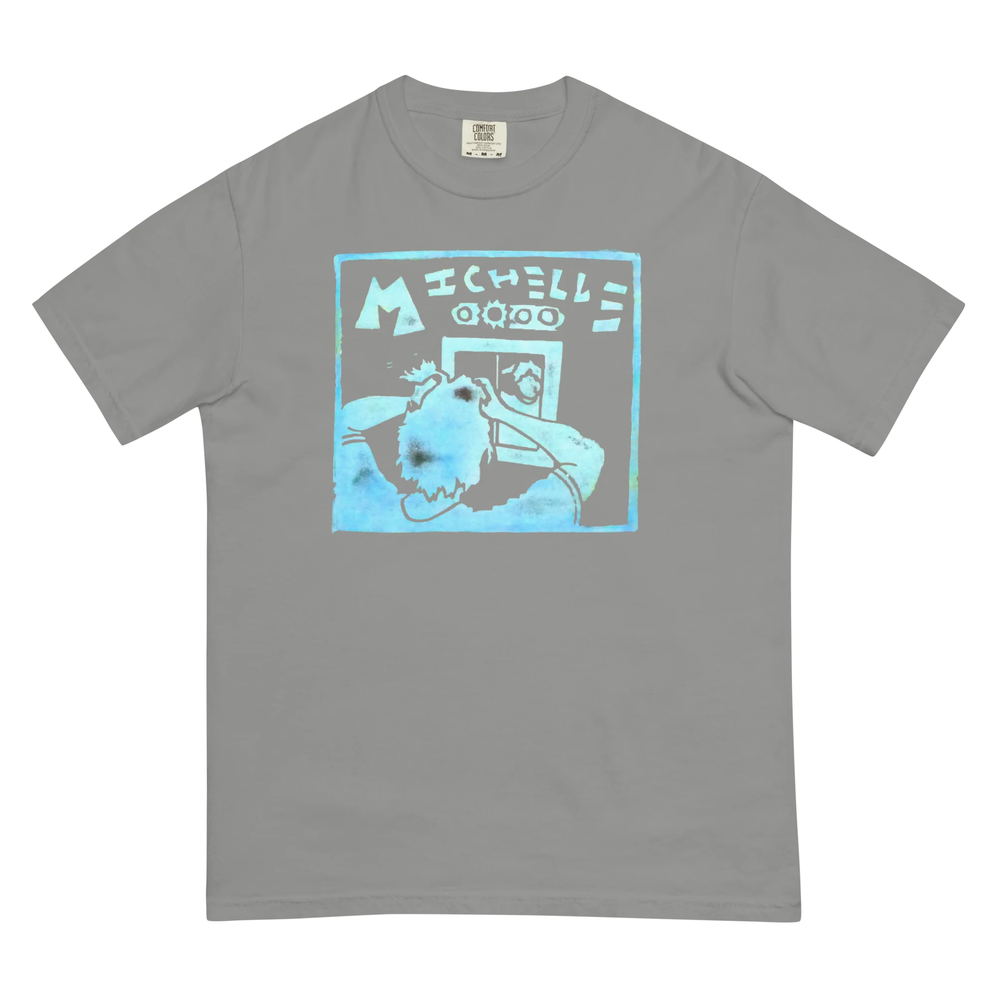MICHELLE Glow T-Shirt in Ivory，Unisex Glow-in-the-Dark T恤