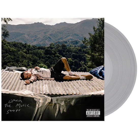 jxdn WHEN THE MUSIC STOPS Clear Vinyl LP