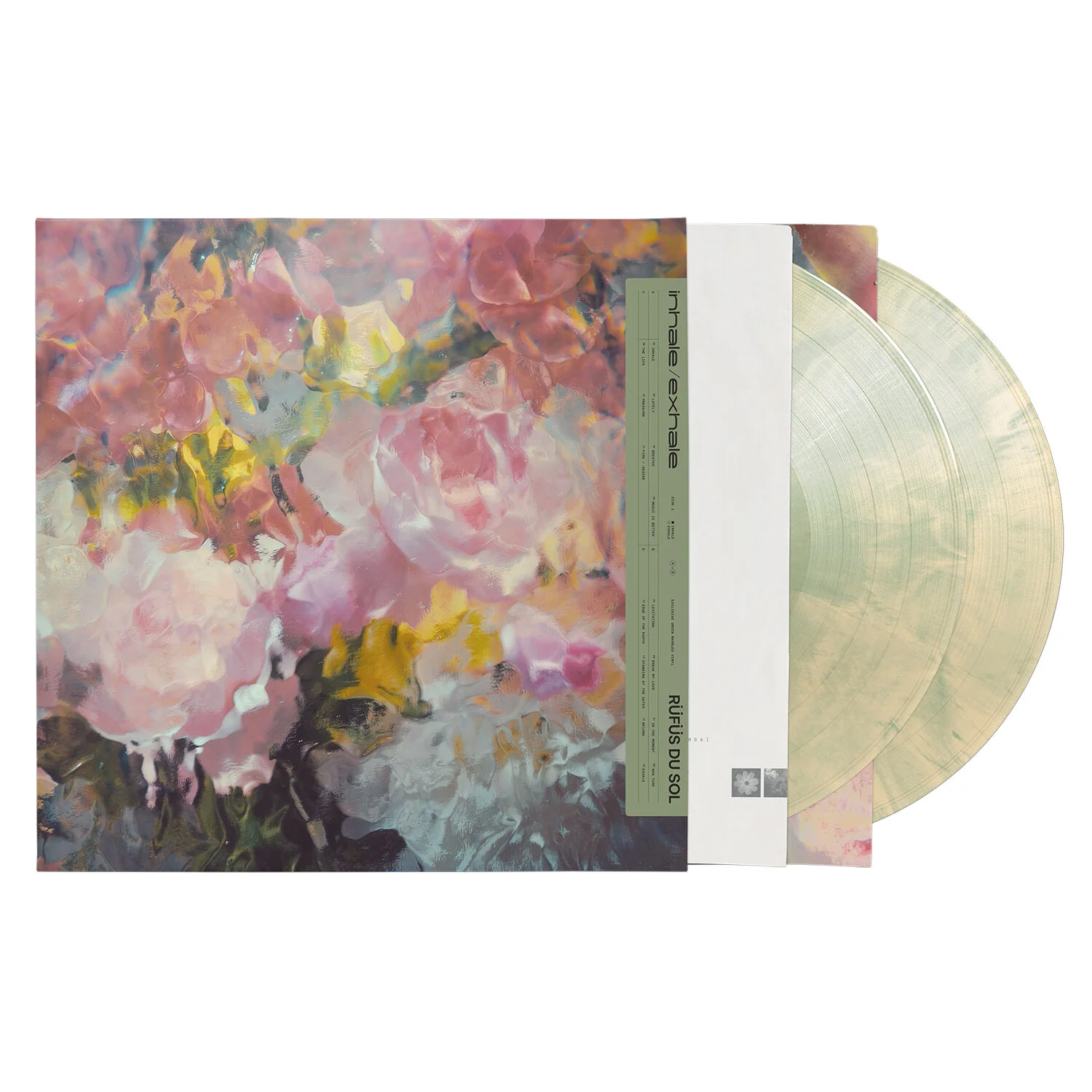 RÜFÜS DU SOL Inhale / Exhale Marbled Green Vinyl 2-LP