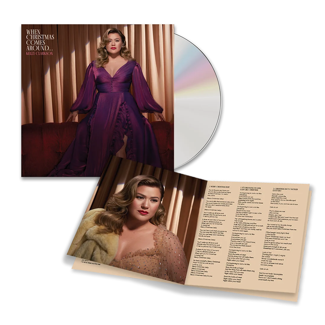 Kelly Clarkson When Christmas Comes Around Deluxe Package With Booklet