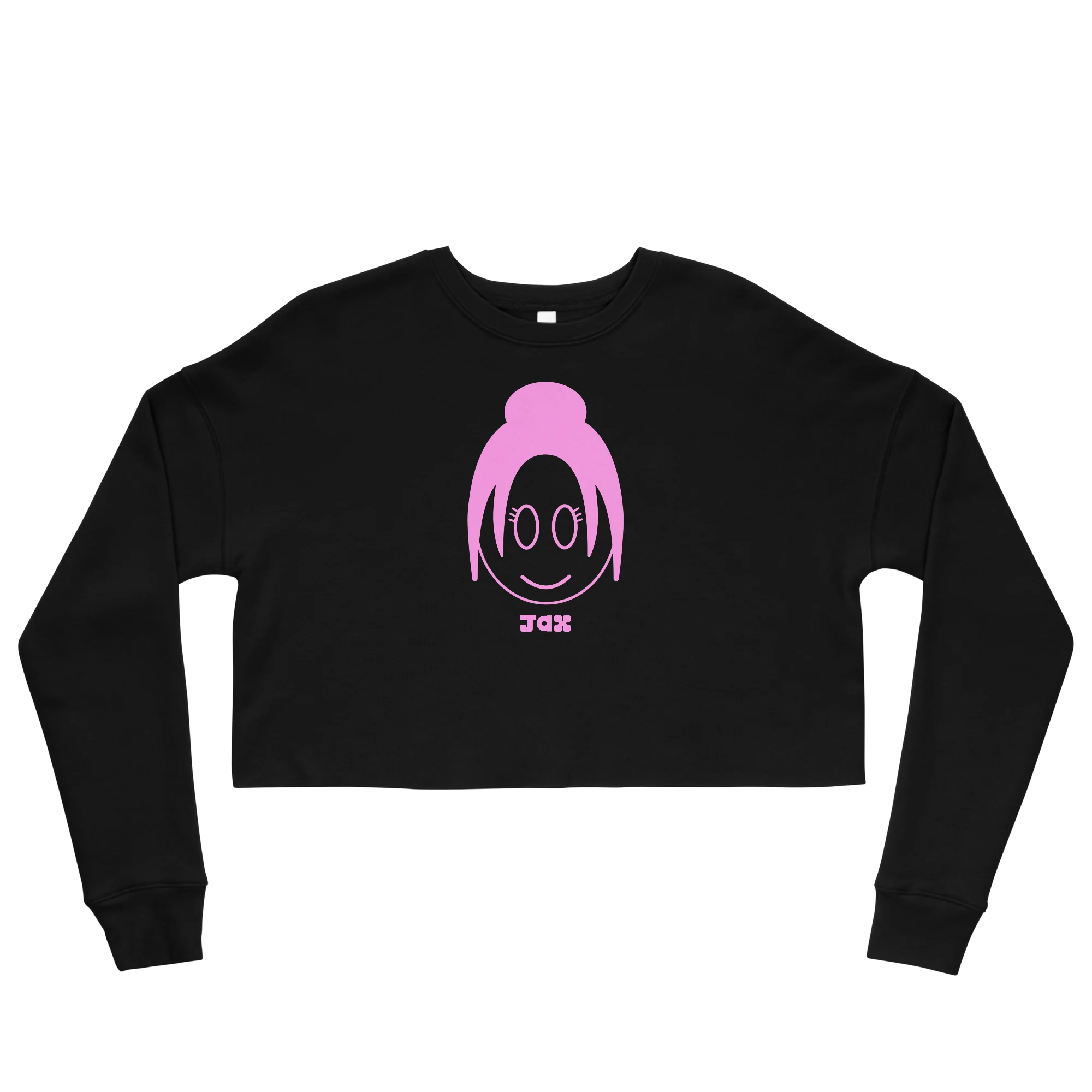 Jax Logo Cropped Sweatshirt in Black for Women