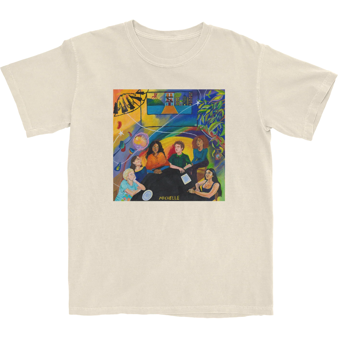 After Dinner T-Shirt with Album Artwork Print by Michelle
